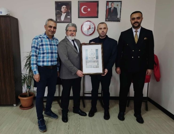 Bakan Danışmanı olan Rektör Yardımcısı İyem’e eski mesai arkadaşlarından ‘Hayırlı olsun’ ziyareti