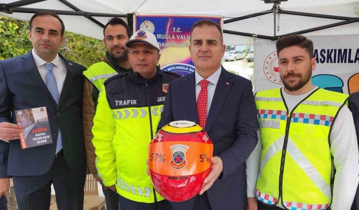 Jandarmadan ‘Güvenlik Kask’ bilgilendirmesi