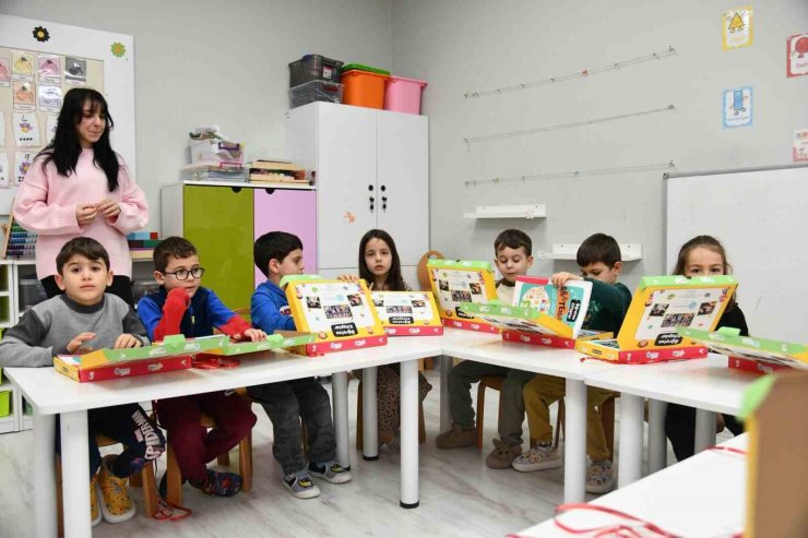 Okul öncesi öğrencilere eğitim seti desteği