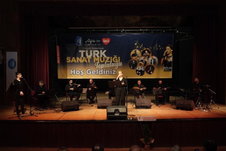 Çorum’da Türk Sanat Müziği konseri ile kulakların pası silindi