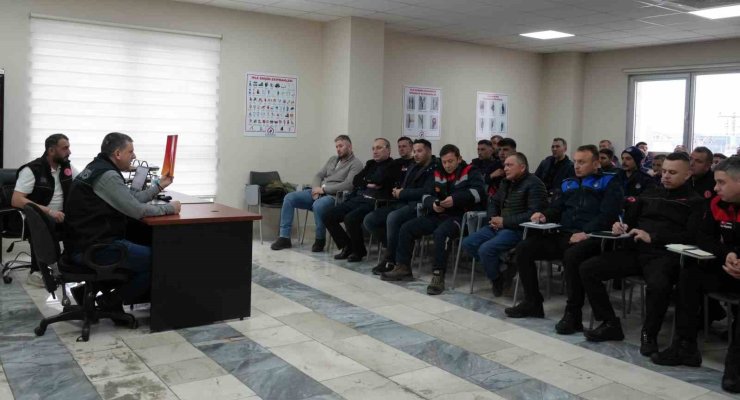 Düzce itfaiyesinden yangın eğitimi desteği