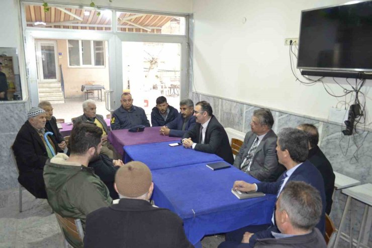 Sultanhisar Kaymakamı Ateş, Malgaçemir Mahallesi sakinleri ile bir araya geldi