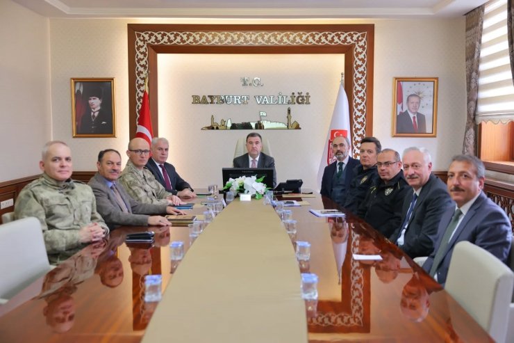 Bayburt’ta Üniversite Güvenlik Toplantısı yapıldı