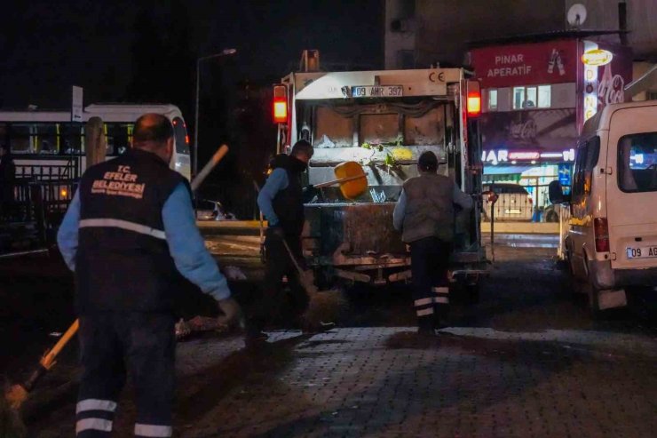 Efeler’in ekipleri tertemiz bir kent için çalışıyor