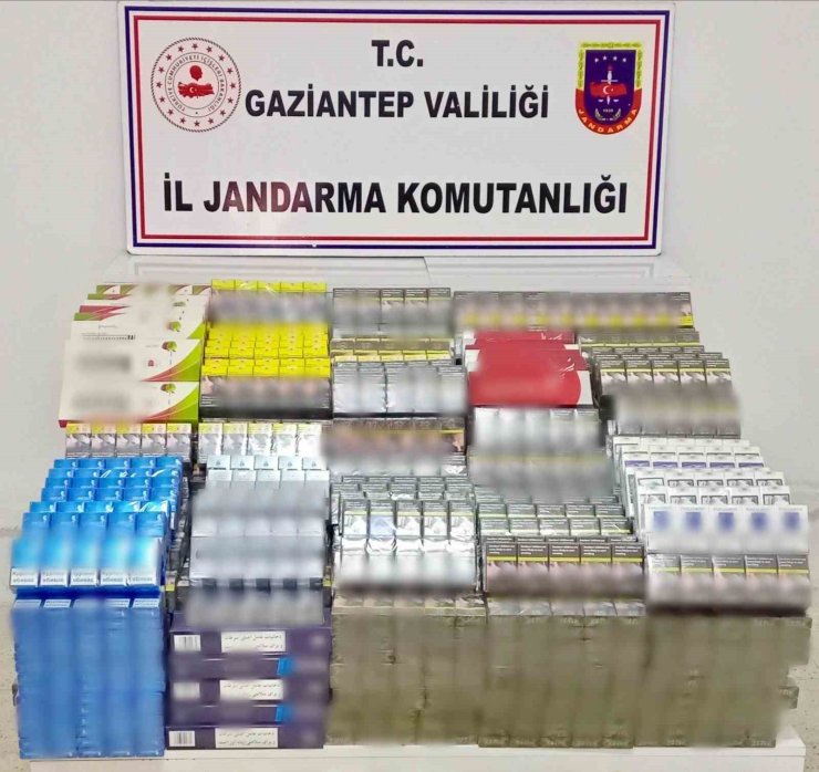 Gaziantep’te 3,8 milyon TL değerinde kaçak malzeme ele geçirildi