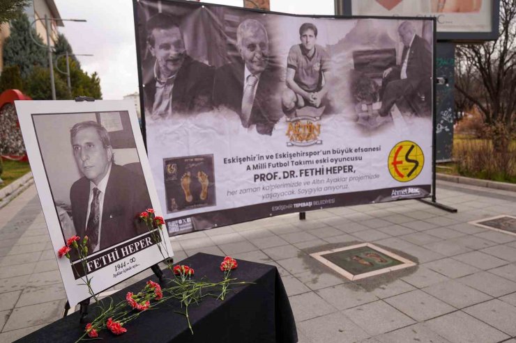 Eskişehirspor’un efsane futbolcusu Fethi Heper anıldı
