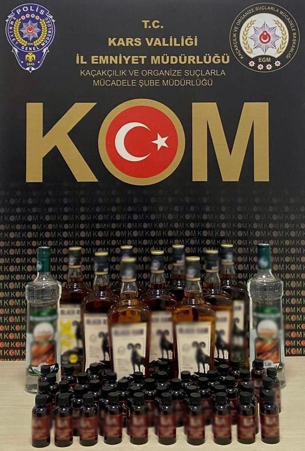 Kars’ta sahte içki operasyonu