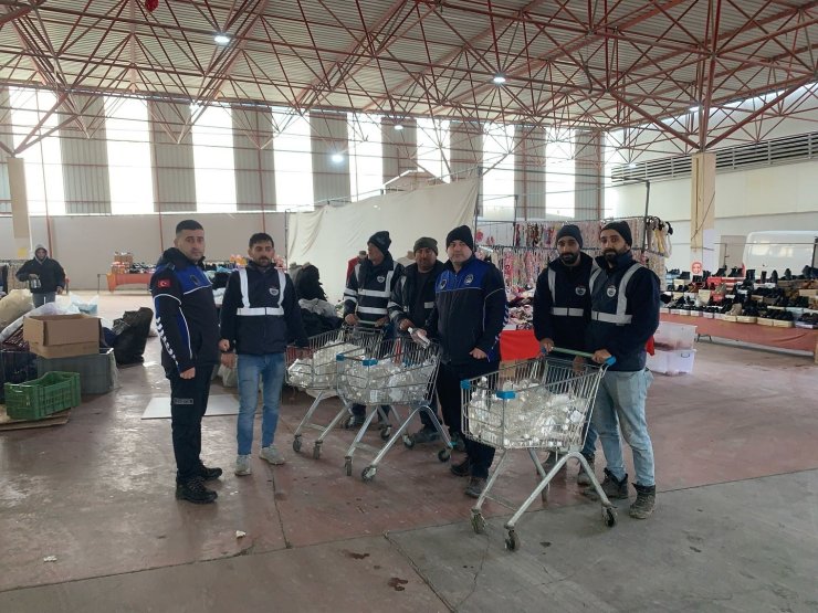 Söğüt’te esnaflara dezenfektan dağıtımı gerçekleştirildi