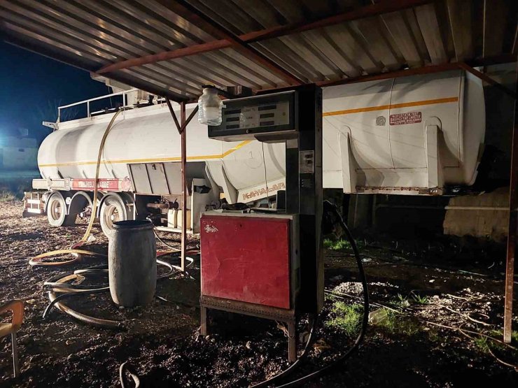 Gaziantep’te 1,6 milyon TL değerinde kaçak akaryakıt ele geçirildi: 2 gözaltı