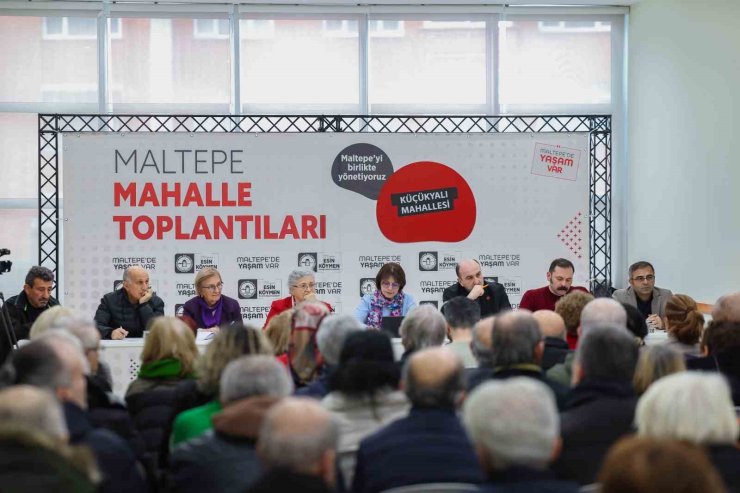 Başkan Köymen, Küçükyalı sakinleriyle buluştu