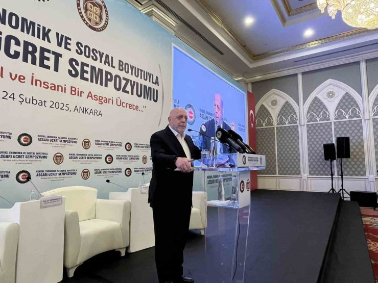 HAK-İŞ Başkanı Arslan: "Asgari ücret tespit komisyonu emekçilerin taleplerini karşılamıyor"
