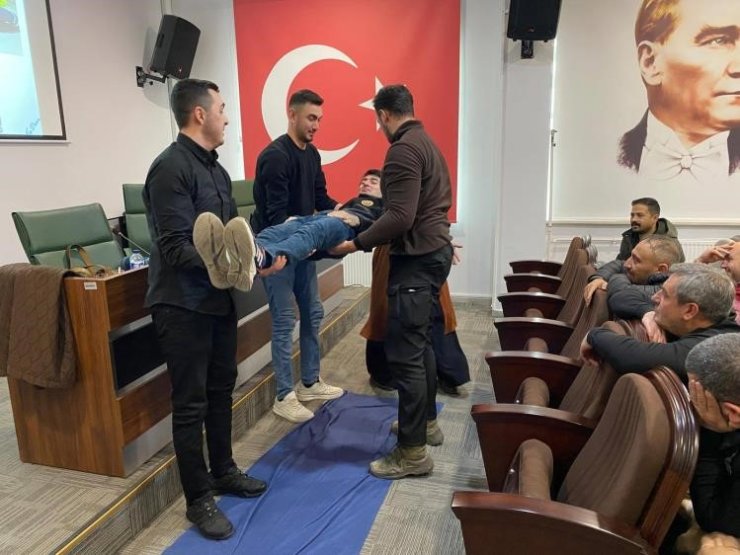 Kütahya OBM personeline ilk yardım eğitimi