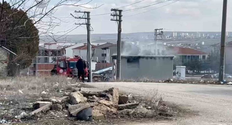 Eskişehir’de trafo yangını korkuttu