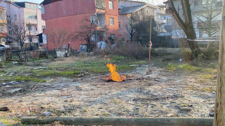 Metan gazı yangını 9. gününde