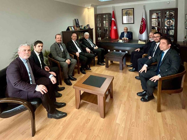 Eski Tarım ve Orman Bakanı Kirişci’den TVHB’ye ziyaret