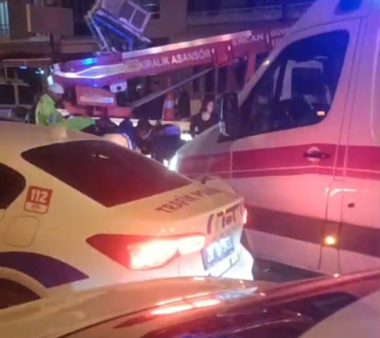 Vincin altında kalan genç motosiklet sürücüsü hayatını kaybetti