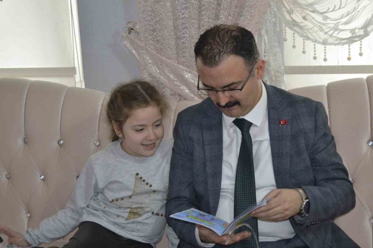 Kaymakam Ateş, öğrencilerin misafiri oldu