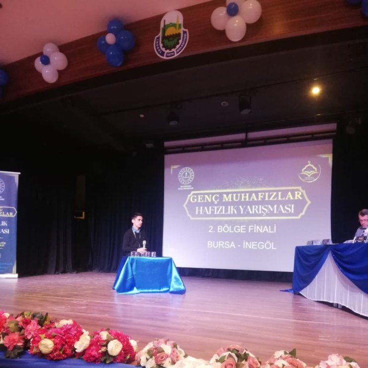 Hafız Muhammed Mustafa Uygur, İnegöl’de Bilecik’i temsil etti