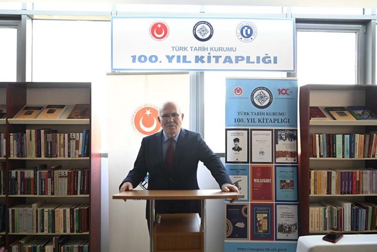 Uşak Üniversitesi’nde "Türk Tarih Kurumu 100. Yıl Kitaplığı" açıldı