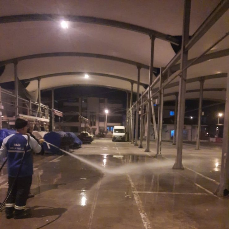 Didim Belediyesi’nden semt pazarlarında hijyen seferberliği