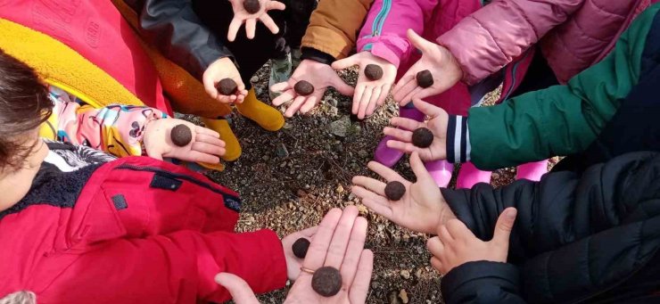 Marmaris’te fidanlar toprakla buluşmaya devam ediyor