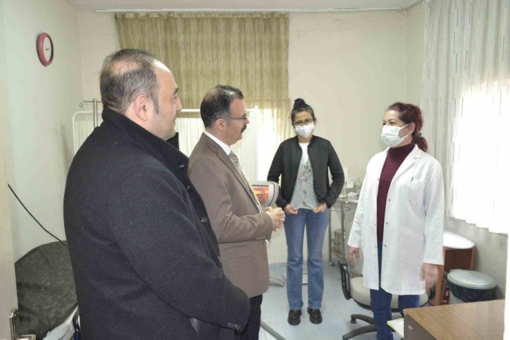 Kaymakam Ateş, Sağlık Evi’ni ziyaret etti