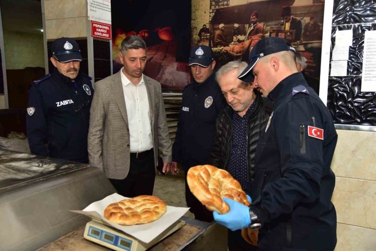 İncirliova’da fırınlara Ramazan denetimi