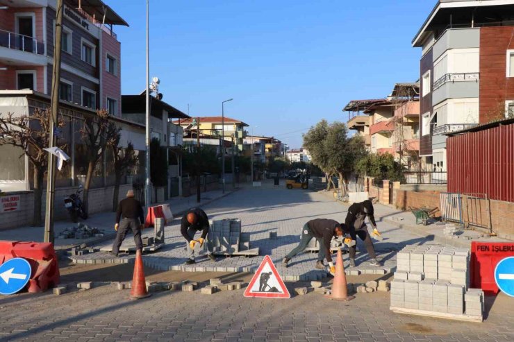 Nazilli’de yol çalışmaları aralıksız sürüyor