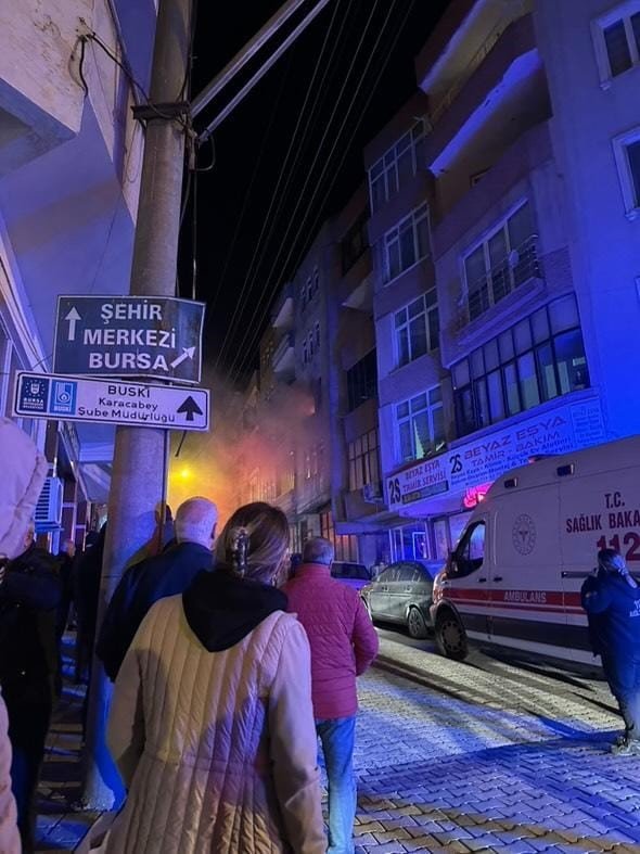 Bursa’da korkutan yangın
