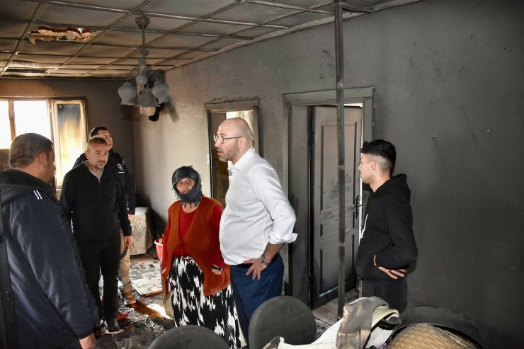 Başkan Zencirci yangın mağduru aile ile görüştü: "Gereken desteği sağlayacağız"