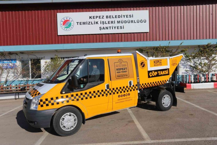 Kepez’den ‘Çöp Taksi’ hizmeti
