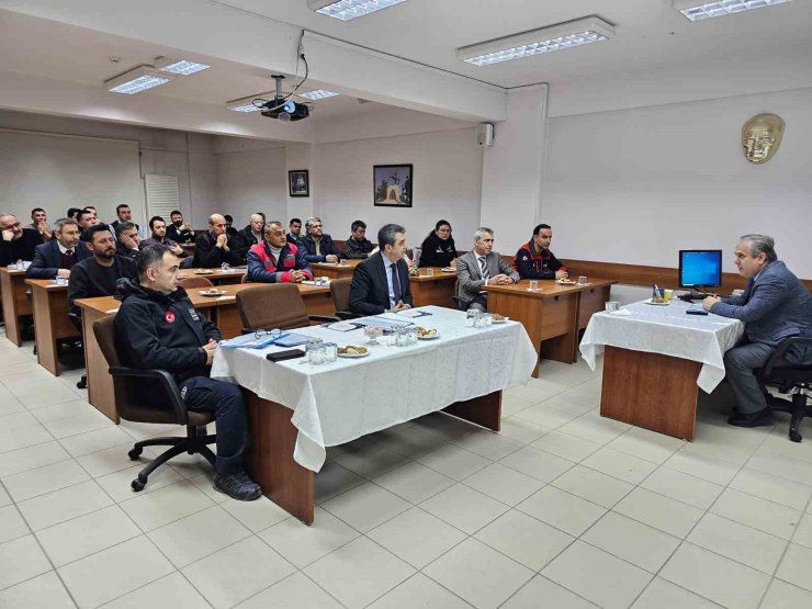 Samsun’da afet müdahale planı toplantıları