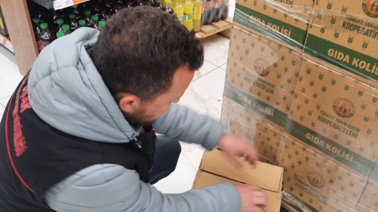 Uşak’ta Ramazan kolileri içinde bulunan gıdalara sıkı denetim