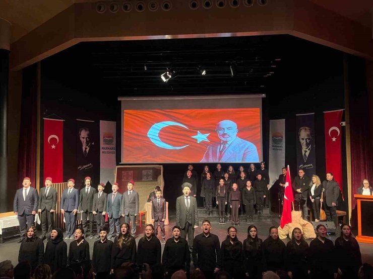 İstiklal Marşı’nın kabulü Marmaris’te kutlandı