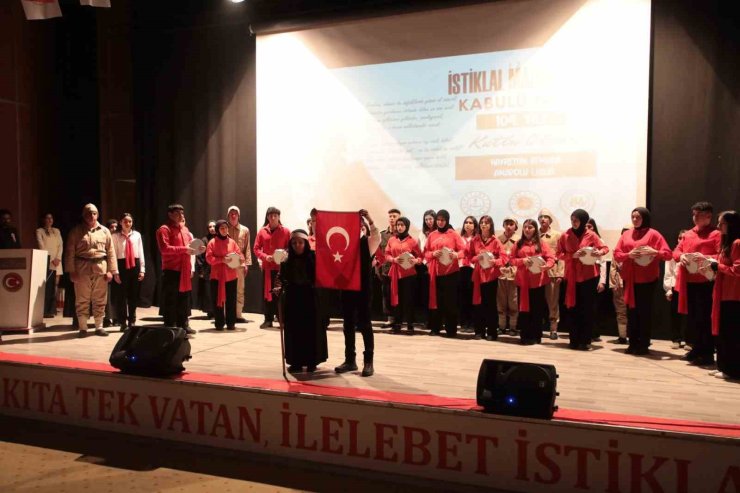 Ağrı’da İstiklal Marşı’nın Kabulü ve Mehmet Akif Ersoy’u Anma günü etkinliği düzenlendi