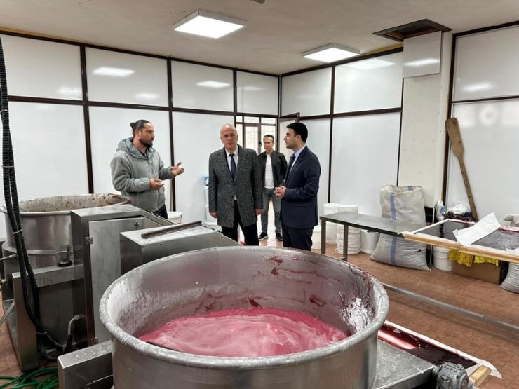 Bilecik’in yöresel ürünü meşhur ayva lokumu üretim tesisine ziyaret