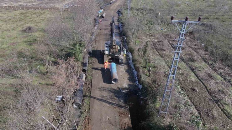 Salıpazarı’nda içme suyu altyapısı güçleniyor