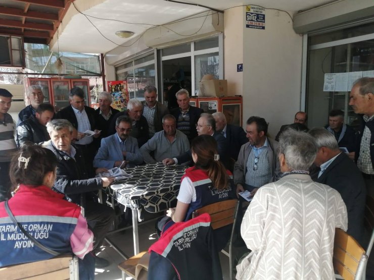 Karacasu’da üreticiler ’Kanlı balsıra’ konusunda bilgilendirildi