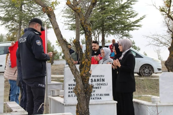 Şehit Polis Memuru Yakup Şahin şehadetinin yıl dönümünde anıldı