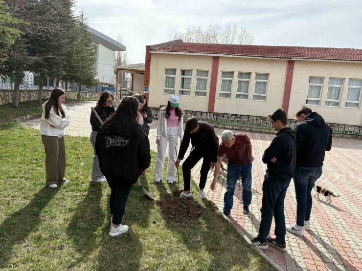 Hisarcık MYO’da ağaçlandırma etkinliği