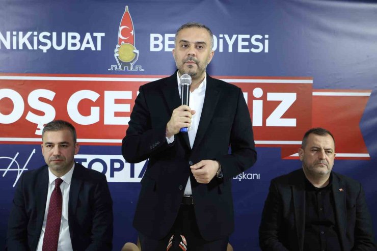 Onikişubat Belediye Başkanı Toptaş: "Davamıza olan sadakatimiz hiçbir zaman değişmeyecek"