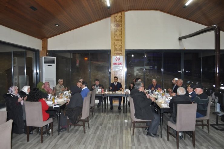 Kaymakam Demirtaş, şehit ve gazi aileleriyle iftarda buluştu