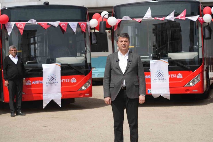 Adıyaman Belediyesi’nden 10 yeni otobüs