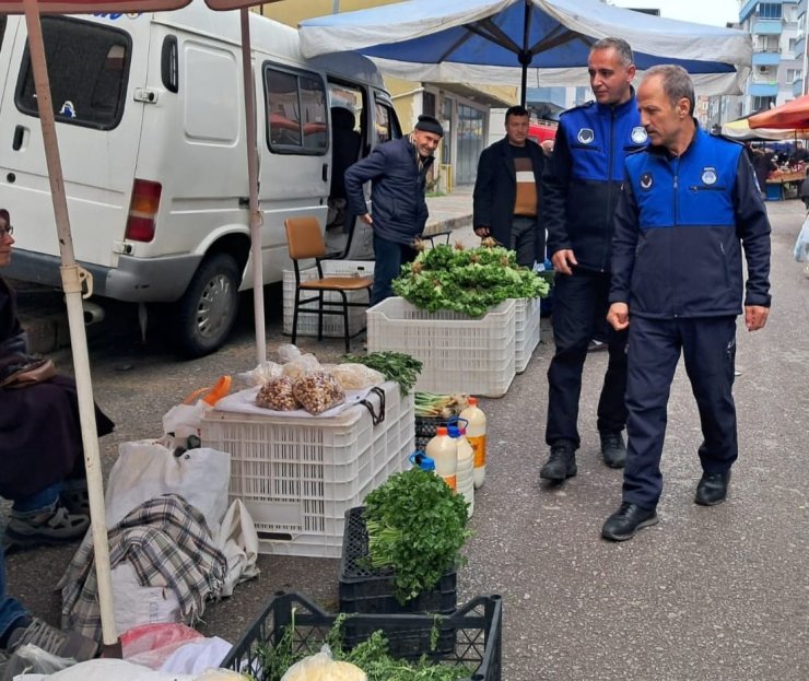 Canik’te semt pazarlarına denetim