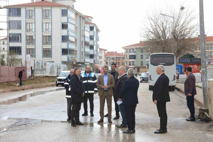 Başkan Şerifoğulları, kent genelinde incelemelerini sürdürüyor