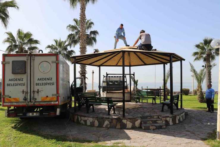 Akdeniz’de parklar yenileniyor