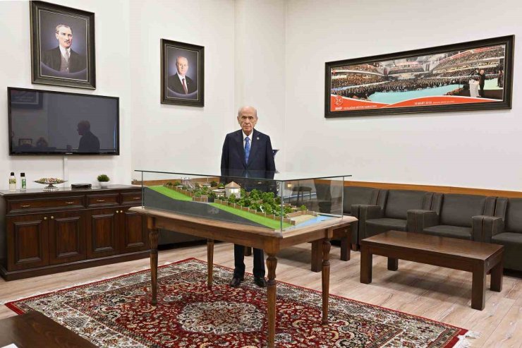 MHP lideri Bahçeli’nin talimatıyla inşasına başlanan Devlet Bey Konağı tamamlandı