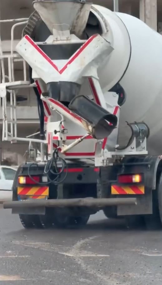 Kahramanmaraş’ta beton mikserine 152 bin lira ceza