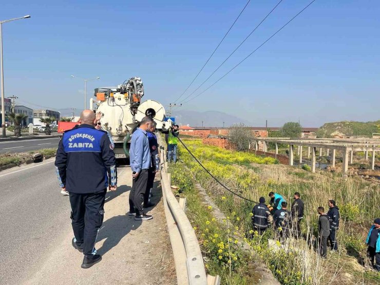 Turgutlu’da yola dökülen atık için yasal süreç başlatıldı