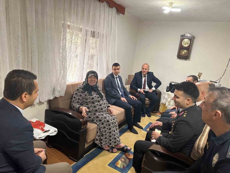 Osmaneli’nde şehit aileleri ve gazilere anlamlı ziyaret